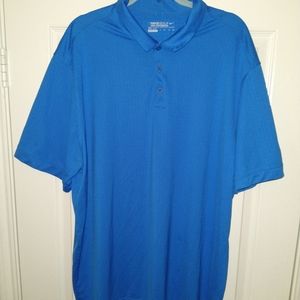 Nike Golf Tour Performance Blue Dri-Fit Short Sleeve Polo Shirt Men's sz XXL.